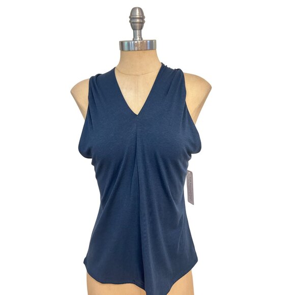 Soft Surroundings Tayla Starry Night Blue Top Size Large NWT - Picture 2 of 6